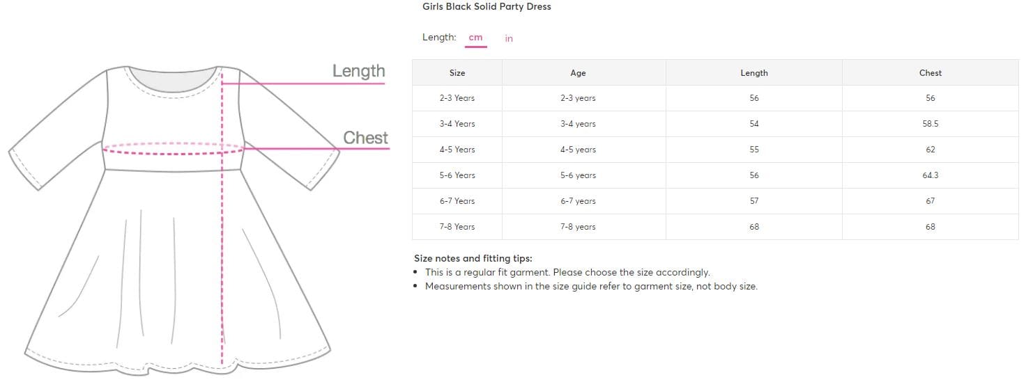 Girls Black Solid Party Dress – Cotton Kids