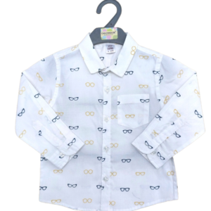 Baby boys/long sleeve shirt/formal and casual wear(pink mixed)