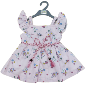 Baby girl / casual,summery style cotton frock