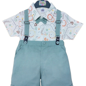 baby boys / birthday or party wear green (3pcs)