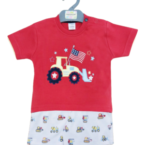 Baby boys casual & party wear T-shirt and short (2pcs)