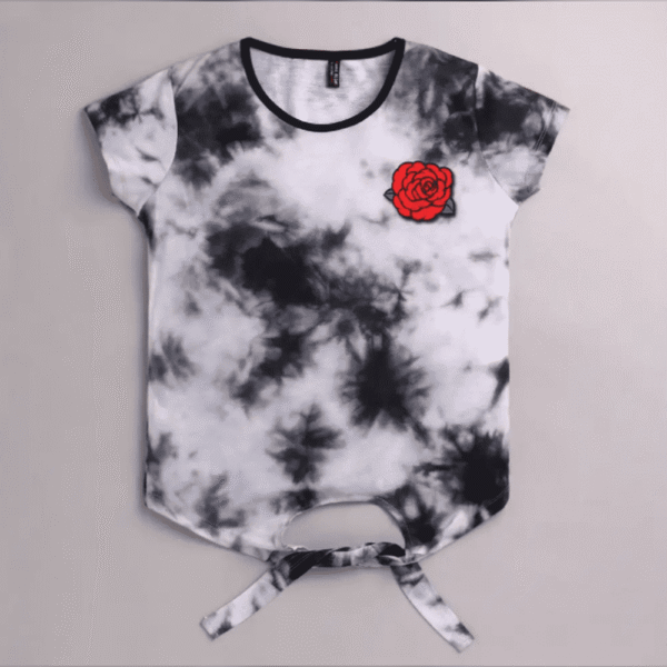 Back Floral Printed Tees