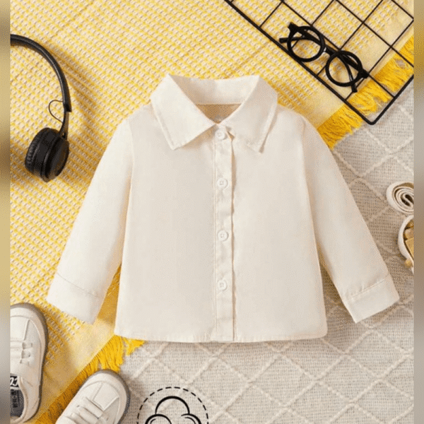 Baby Boys' Solid Color Long Sleeve Top