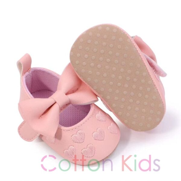 Peach pretty shoes for girls