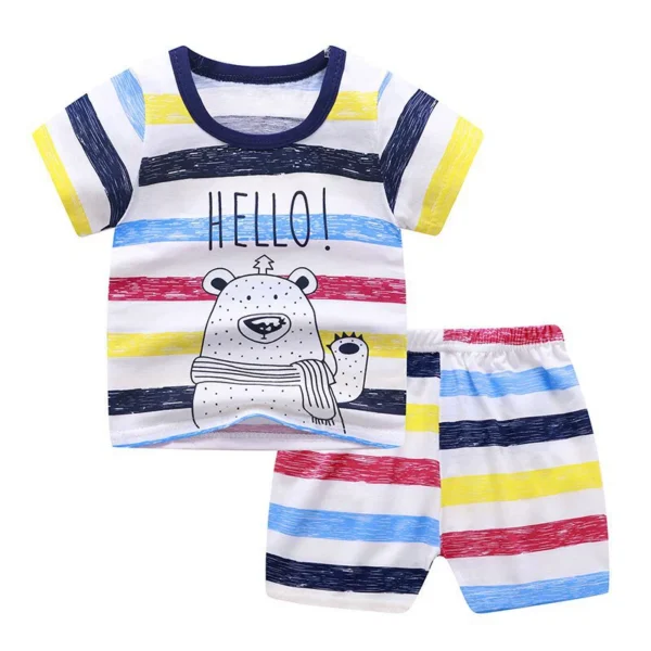 Baby boy/ hello bear casual kit/tshirt and short