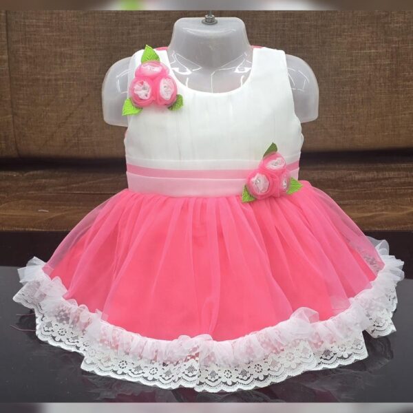 Baby girl/ party frock /little girl fashion (pink colour)