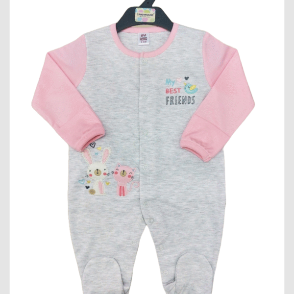 Baby onesie or footed pajama long sleeves