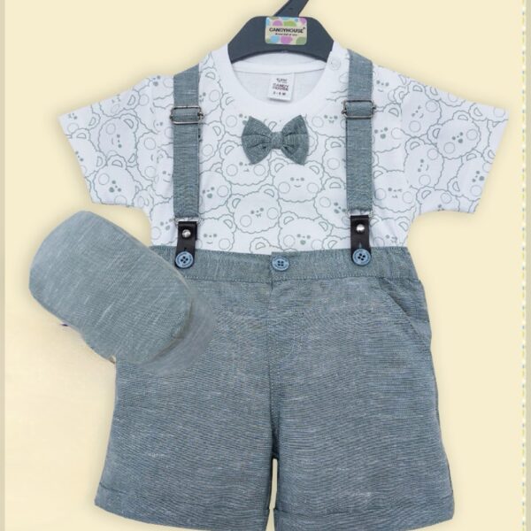Tiny Genteleman style / suspender set 4pcs