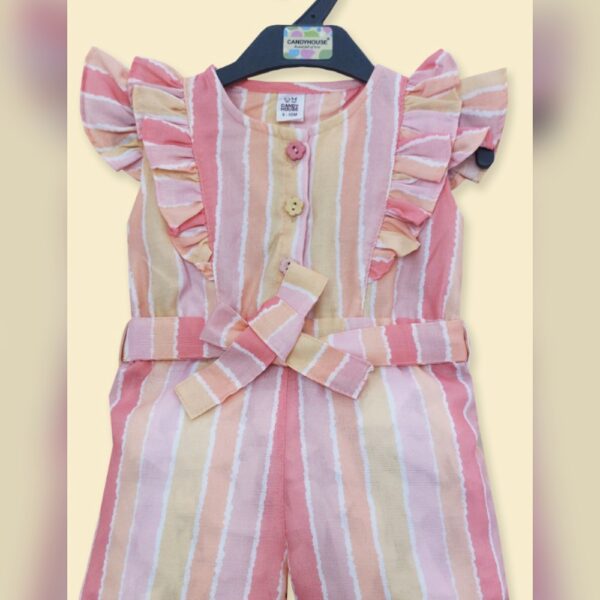 Day dream Romper girls stripes (pink)