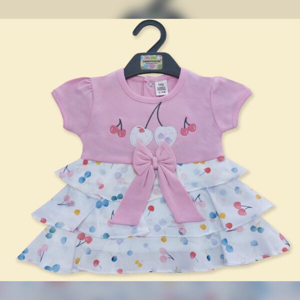 Sweet cherry layers frock