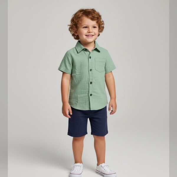 Classic dark green button up /casual shirt