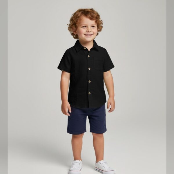 Classic black button up /casual shirt