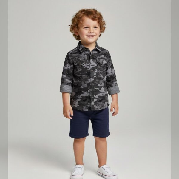 Arctic camo shirt (Brown mixd black)
