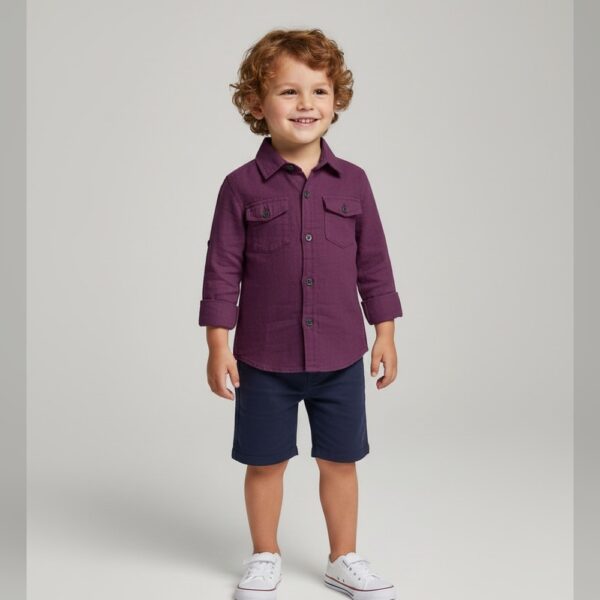 Purple classic shirt