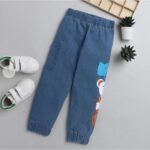 Boys Blue Graphic Print Jeans