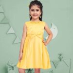 Girls yellow party frock