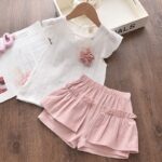 Pink swiggy girls stylish set
