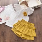 Yellow swiggy girls stylish set