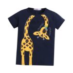 Boys Navy Graphic Print  T-shirt