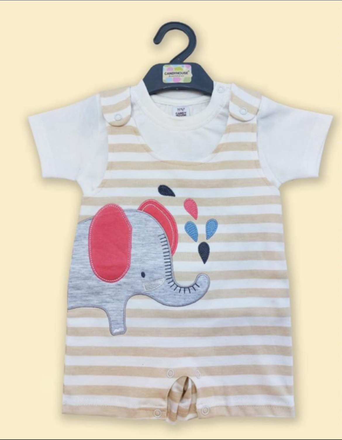 1758574635_1734852421_1730038931_1725529039_IMG_4751.jpg Baby boy or girl/ elephant printed out fit - Image 1