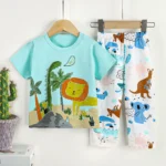 Top and bottom Night wear sleep suit for boys and girls