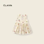 Baby girl/rabbit disign yellow colur frocks