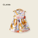 Baby girl/ rabbit orange colur frocks