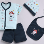 Baby boy /1st step new bron baby gift set / casual wear /4pcs