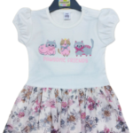 Baby girls / blossom elegance off-shoulder Elven garden fantasy frock