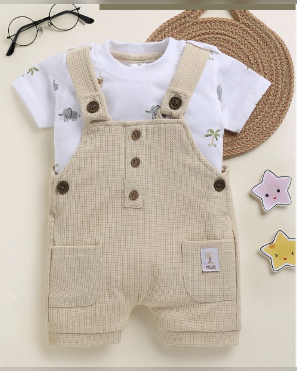 1759912706_screenshot-2025-10-07-at-221810.jpg The tiny trekker ensemble (Cream) 2pcs - Image 1