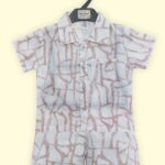 Dennis lingo abstract  printed summer shirt witha short (pink)