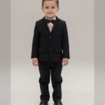 Gentaleman formal blazer set (black) 4pcs