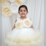 Honeycomb fairycake frock (yellow)