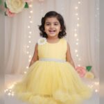 Sunshine diamond princess frock (yellow)
