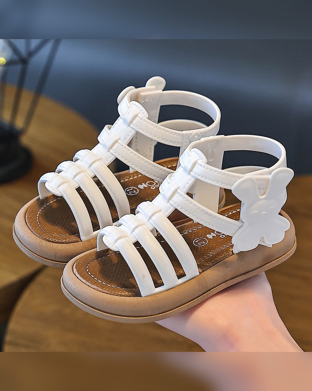 1766318996_o1cn01wvqosj258m0ysunlx-2219042797481-0-cib.jpg White Butterfly Baby Sandals - Image 1