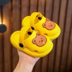 Yellow Bear Baby Clog Sandals