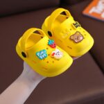 Yellow Cartoon Style Baby Clog Sandals