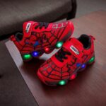 Red Spider LED Baby Sneakers with Light-Up Sole