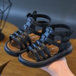 Black Bunny Baby Comfort Sandals
