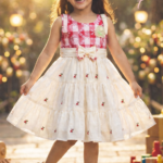 Red Gingham Tulle Princess Tutu Flower Frock