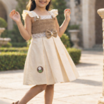 Rustic Lace/Crochet top Tulle Frock