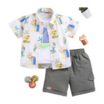 Tropical Surfers /wave Riders /palm&surf (Green)