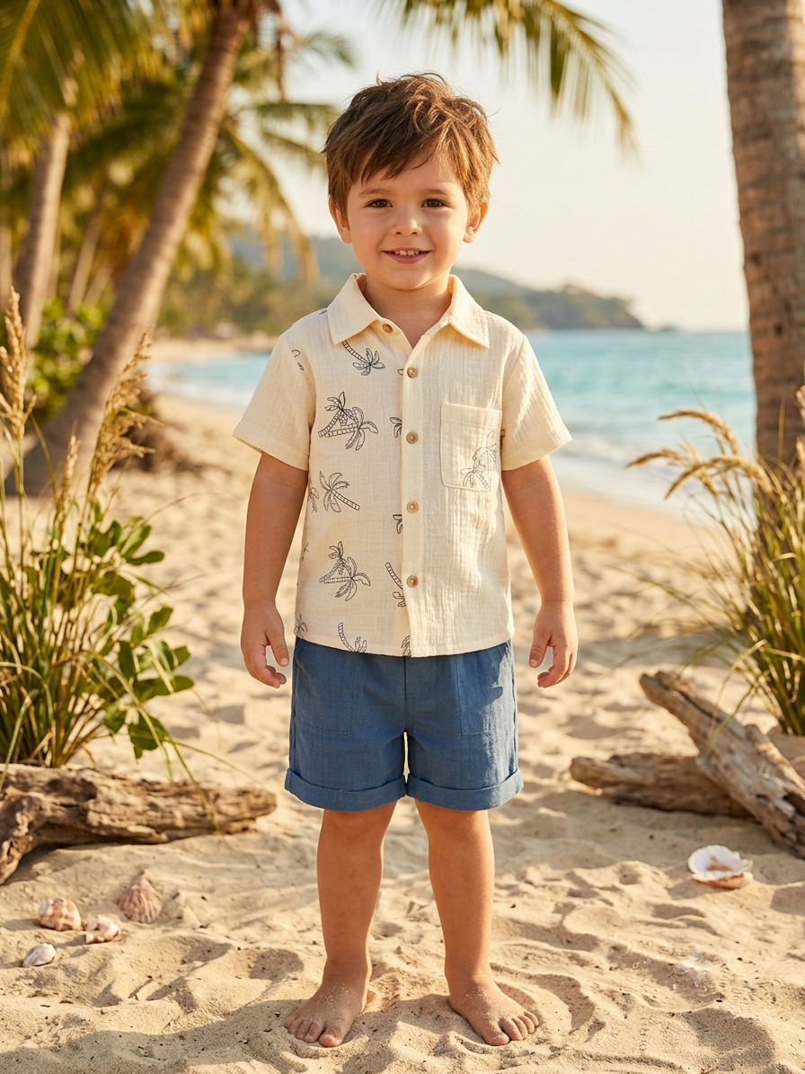 1784271488_img-2505.png Cream palm beach out fit /2pcs (yellow) - Image 1