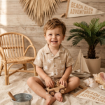 The little ocean breeze outfit (Brown)