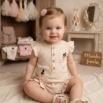 Ballerina  Baige Ruffle dancing doll dress (Baige)
