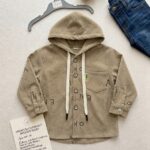 Khaki Boys Hooded Jacket