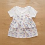 Girls White Heart Casual Dress