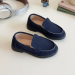 Navy Blue Unisex Stylish One-Step Shoes