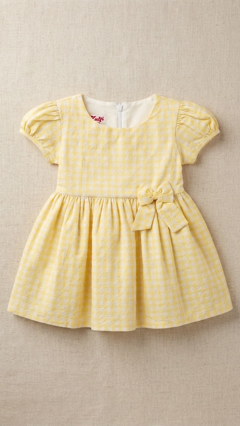 1791127864_img-9543.jpeg Yellow Frock - Image 1