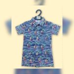 Boys Blue Nautical Short Sleeve Shirt